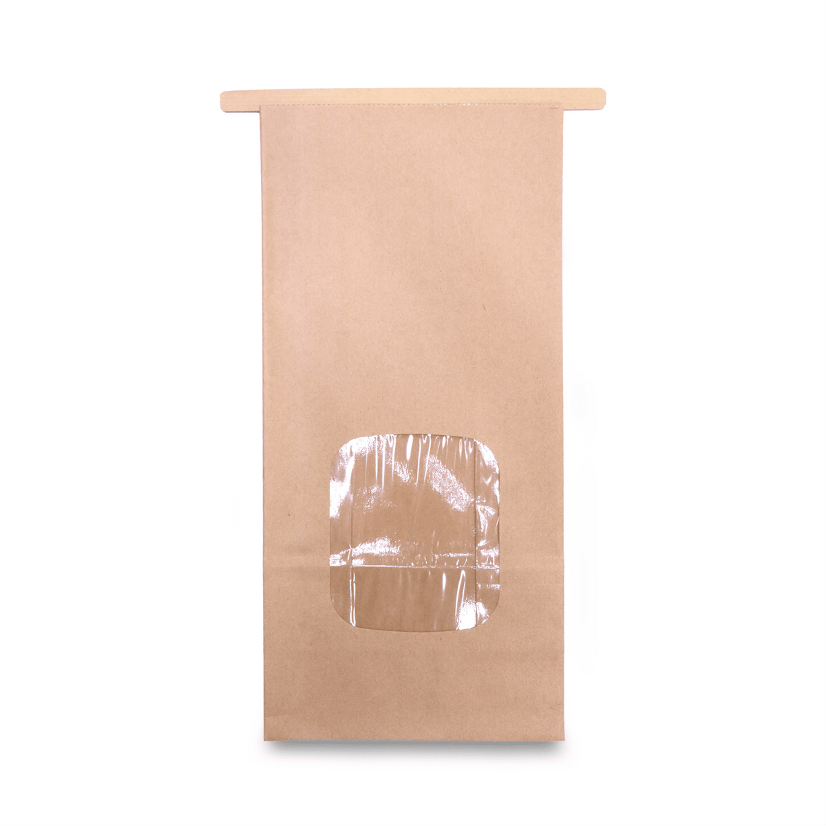 Kraft Tin-Tie Bags with Window
