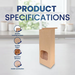 Tin Tie Brown Bags – Durable Food Packaging & Storage Supplies - SNH Packing