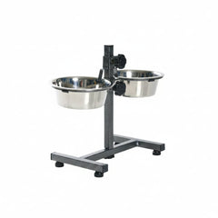Trixie Adjustable Food Bar for Dogs BLACK - 2X2.8L - SNH Packing
