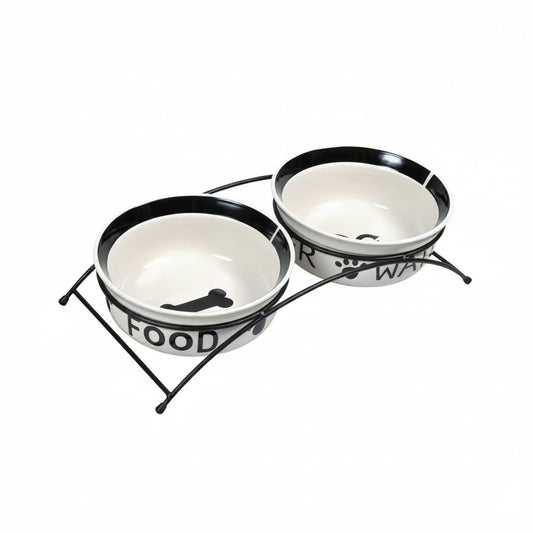 Trixie Ceramic Eat on Feet Set for Dogs - 600ML - SNH Packing