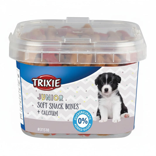 Trixie Junior Soft Snack Bones with Calcium Dog Treats 140G - SNH Packing