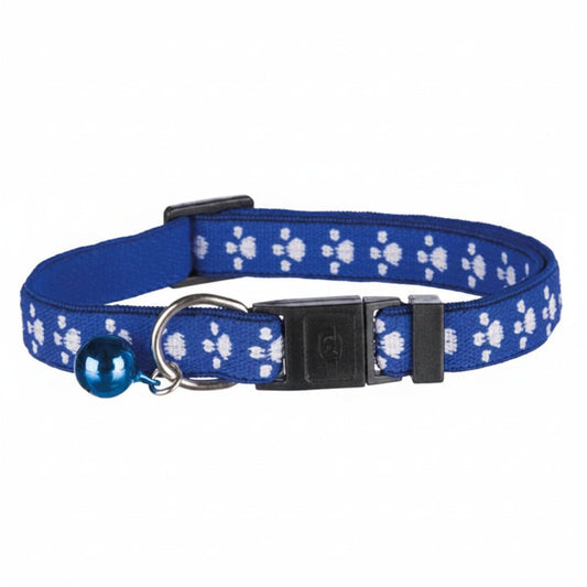 Trixie Paw Motif Elastic Cat Collar BLUE - SNH Packing