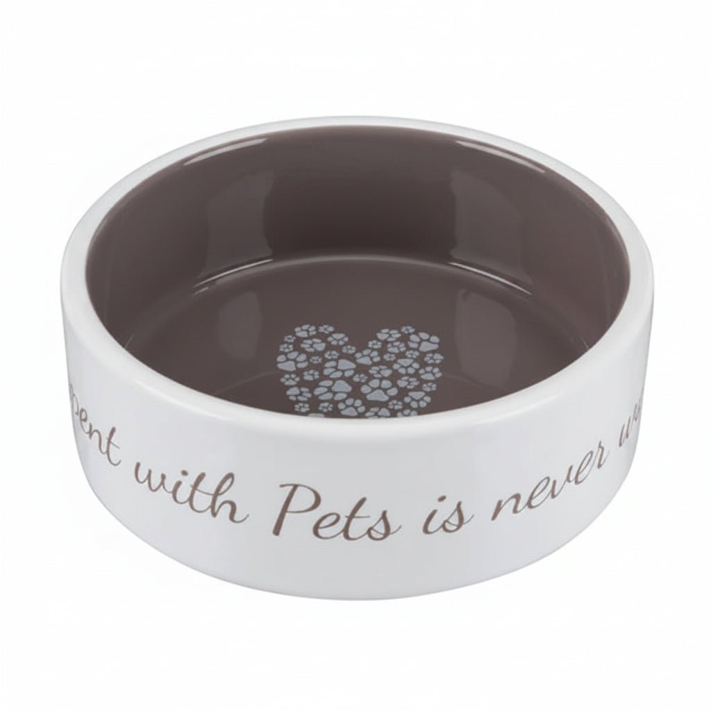 Trixie Pet's Home Ceramic Bowl for Dogs TAUPE - 1.4L - SNH Packing