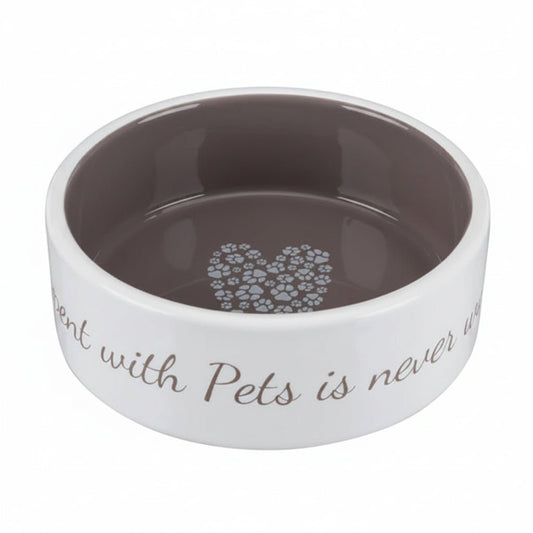 Trixie Pet's Home Ceramic Bowl for Dogs TAUPE - 1.4L - SNH Packing