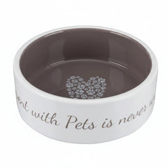 Trixie Pet's Home Ceramic Bowl for Dogs TAUPE - 800ML - SNH Packing