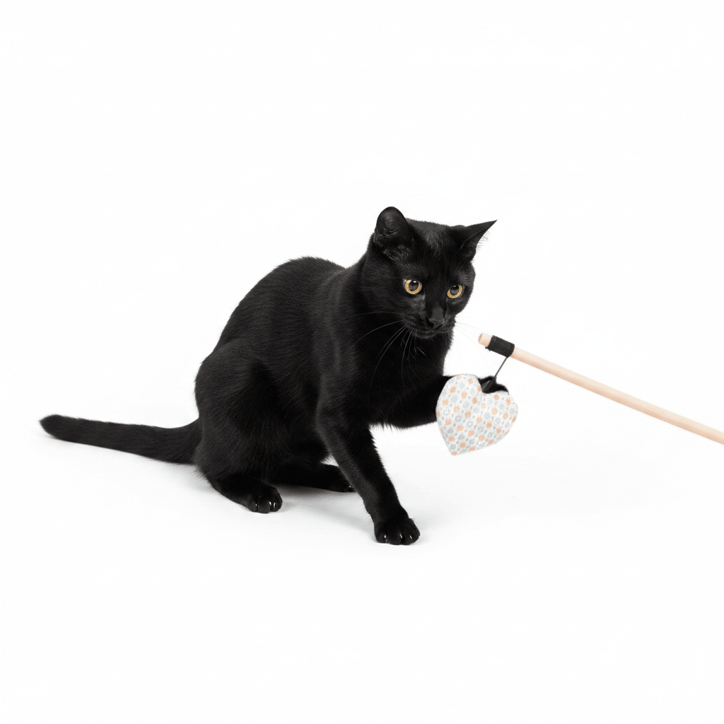 Trixie Playing Rod with Heart Catnip Toy for Cats - SNH Packing