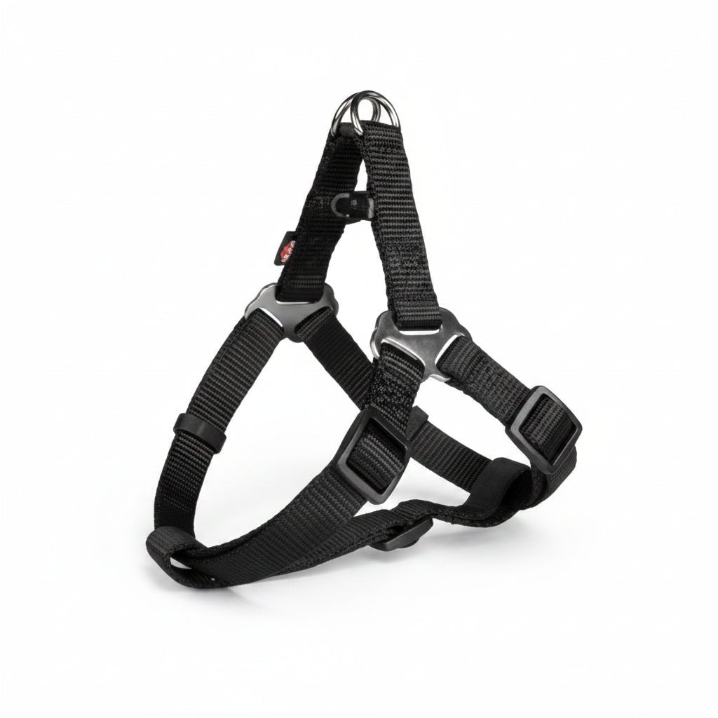 Trixie Premium One Touch Harness for Dogs BLACK - L - SNH Packing