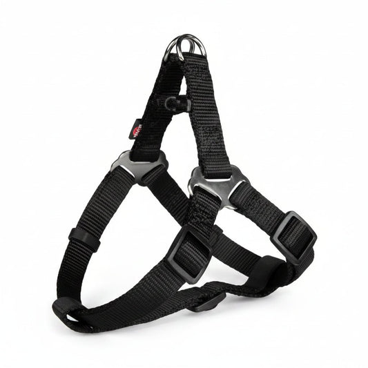 Trixie Premium One Touch Harness for Dogs BLACK - M - SNH Packing