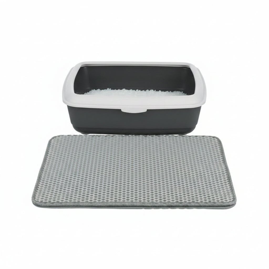 Trixie Sieve-Mat for Cat Litter Trays BLACK - 58X75CM - SNH Packing