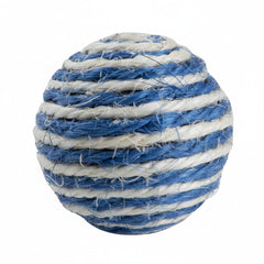 Trixie Sisal Ball Toy for Cats BLUE - 6M - SNH Packing
