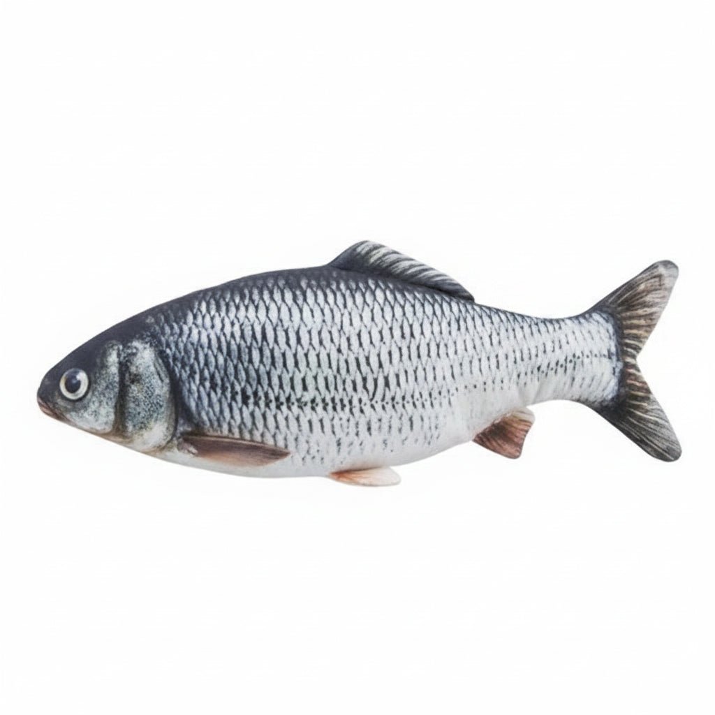 Trixie Wiggly Fish with Catnip GREY - 30CM - SNH Packing