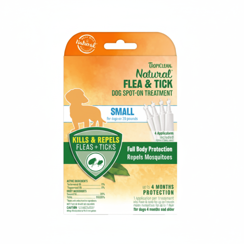 Tropiclean Flea & Tick Small Dog Spot On Treatment - Small - SNH Packing