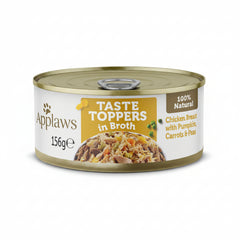 Applaws Taste Toppers in Broth Chicken with Vegetables Wet Dog Food 156g