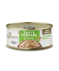 Applaws Taste Toppers in Gravy Chicken with Lamb Wet Dog Food 156g