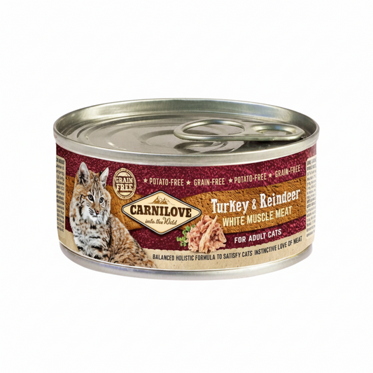 Carnilove Turkey & Reindeer for Adult Cats 100G