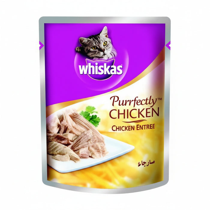 Whiskas Purrfectly Chicken Entre Wet Cat Food - 85G