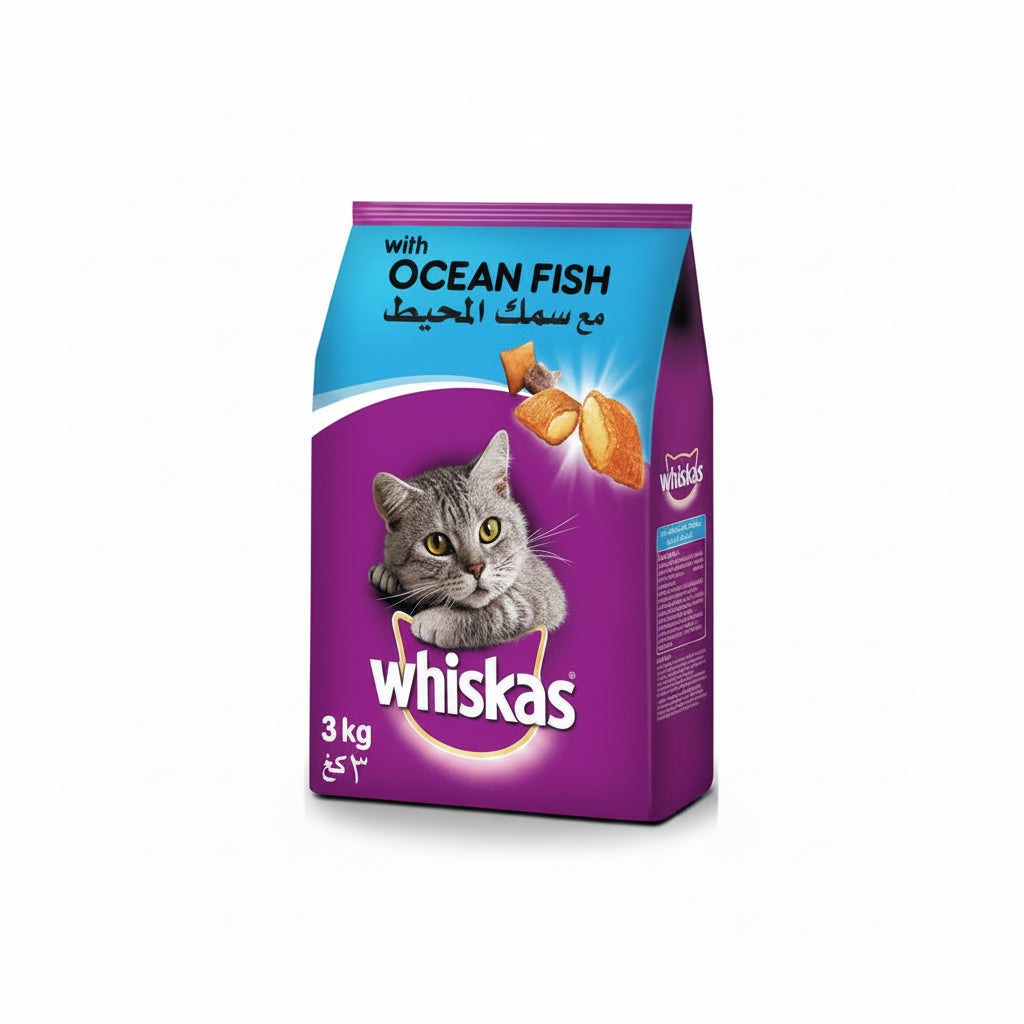 Whiskas Adult Ocean Fish Dry Cat Food - 480G