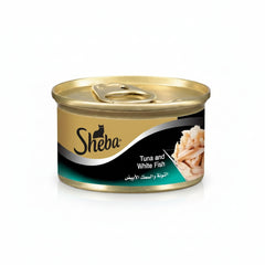 Sheba Tuna & White Fish Wet Cat Food - 85G