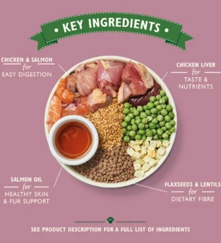 Lily's Kitchen Puppy Recipe with Chicken, Salmon & Peas Dry Food 2.5KG