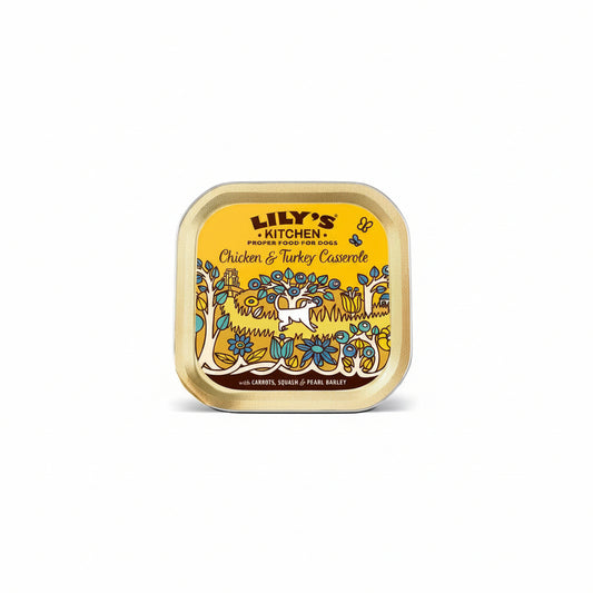 Lily's Kitchen Chicken & Turkey Casserole Wet Dog Food 150G