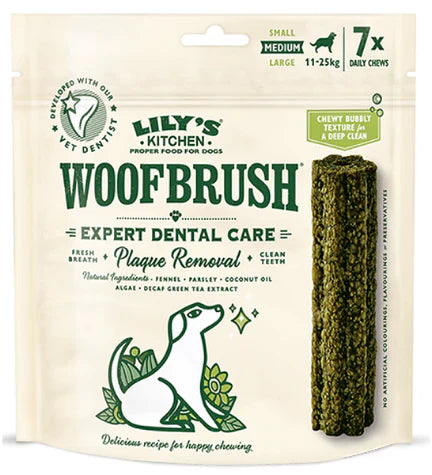 Lily's Kitchen Woofbrush Dental Dog Chews Bulk Pack Medium