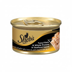 Sheba Tuna & Prawn in Sea Food Wet Cat Food - 85G