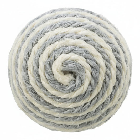 Trixie Sisal Ball Toy for Cats Black - 6cm