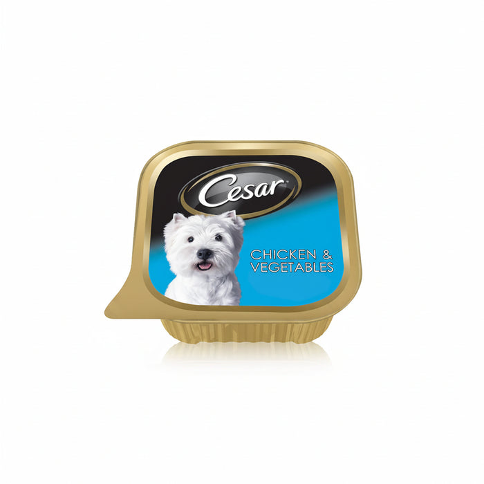Cesar Chicken and Vegetables Wet Dog Food - 100G