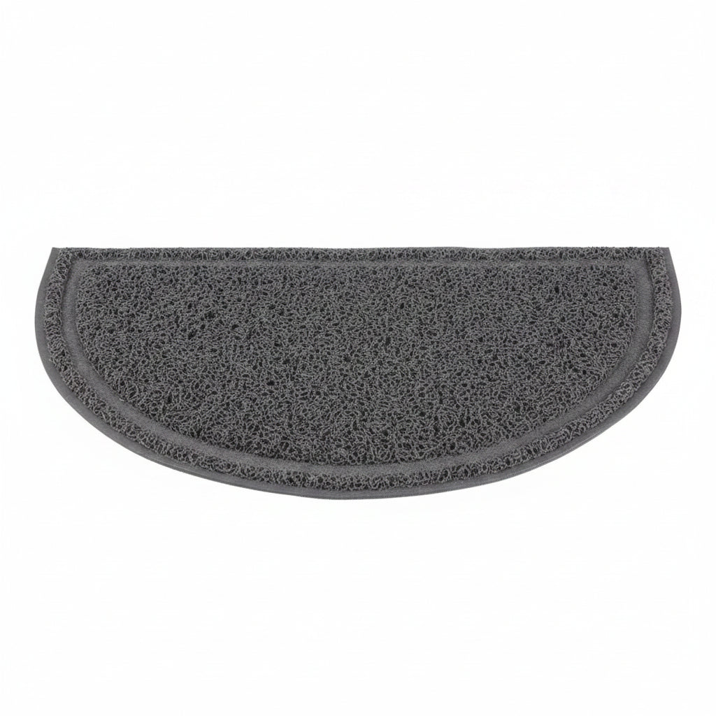 Trixie Halfmoon PVC Litter Tray Mat for Cats BLACK 41X25CM