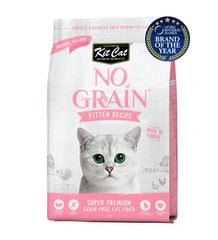 Kit Cat No Grain Kitten Recipe Super Premium Dry Food 1 KG