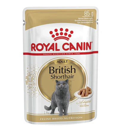 Royal Canin Feline Breed Nutrition British Shorthair (WET FOOD - Pouches)