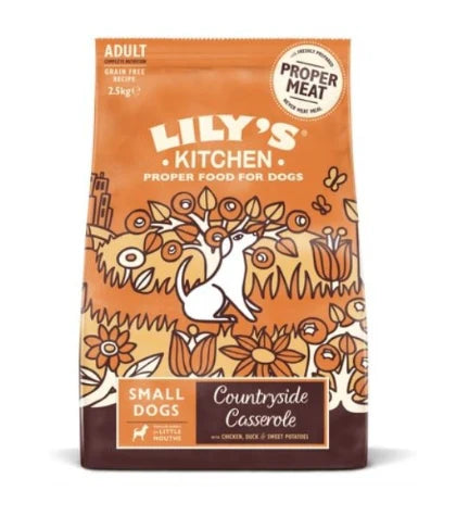 Lily's Kitchen Countryside Casserole with Chicken, Duck & Sweet Potatoes Small Dog Dry Food 2.5KG