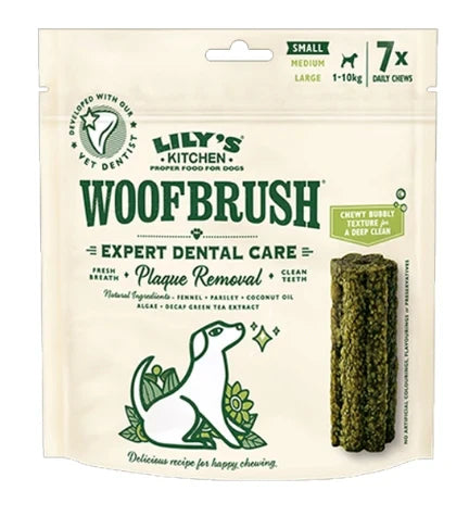 Lily's Kitchen Woofbrush Dental Dog Chews Bulk Pack Medium