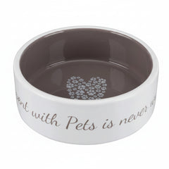 Trixie Pet's Home Ceramic Bowl for Dogs TAUPE - 800ML