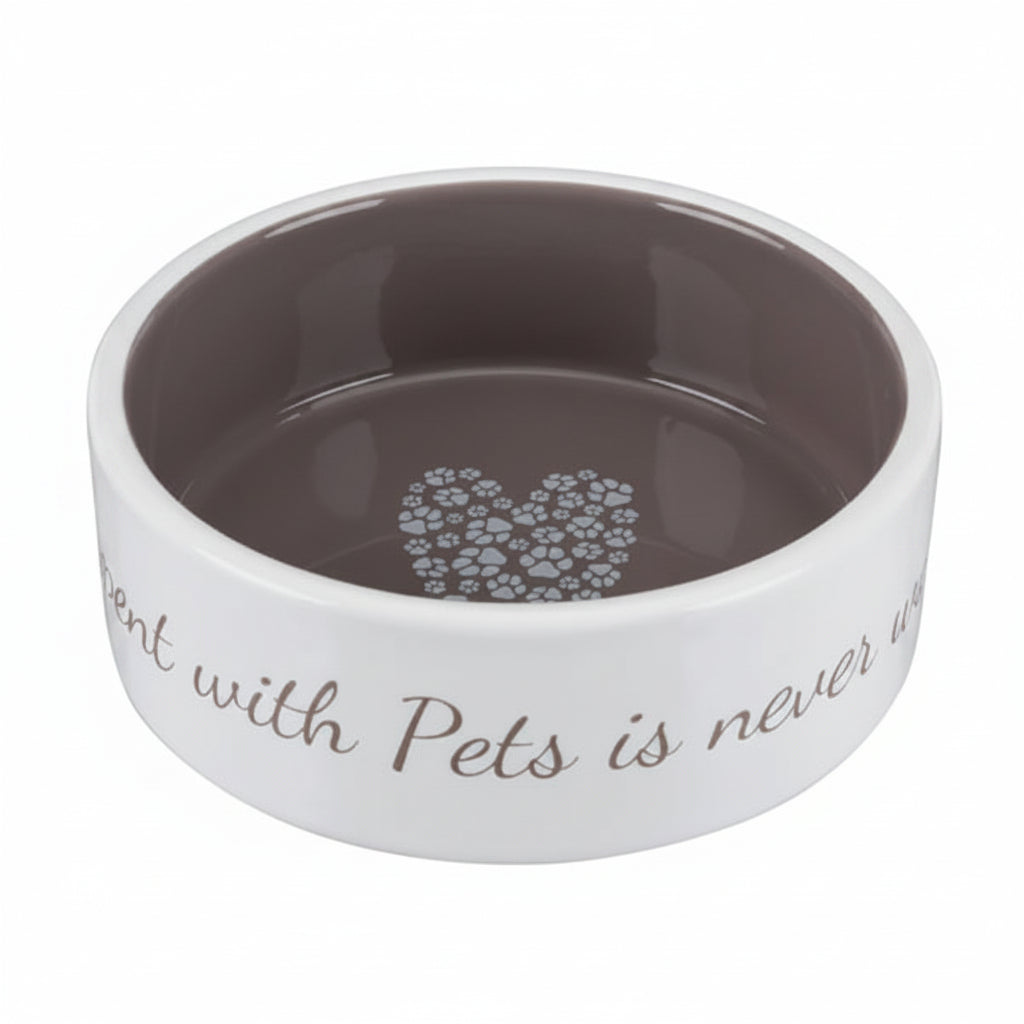 Trixie Pet's Home Ceramic Bowl for Dogs TAUPE - 1.4L