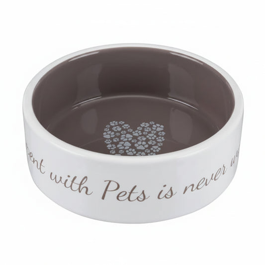 Trixie Pet's Home Ceramic Bowl for Dogs TAUPE - 1.4L