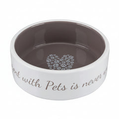 Trixie Pet's Home Ceramic Bowl for Dogs TAUPE - 1.4L