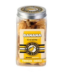 KIWI WALKER Freeze Dried Grain Free Snack Banana Dog & Cat Treats 70G