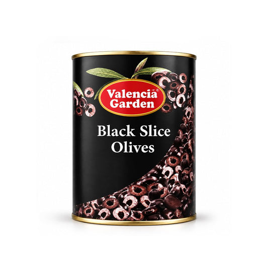 Valencia Garden Black Olives Sliced 3KG Premium Olives - SNH Packing