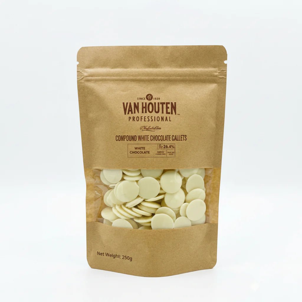 Van Houten White Milk Chocolate Compound – 250g | 500g - SNH Packing