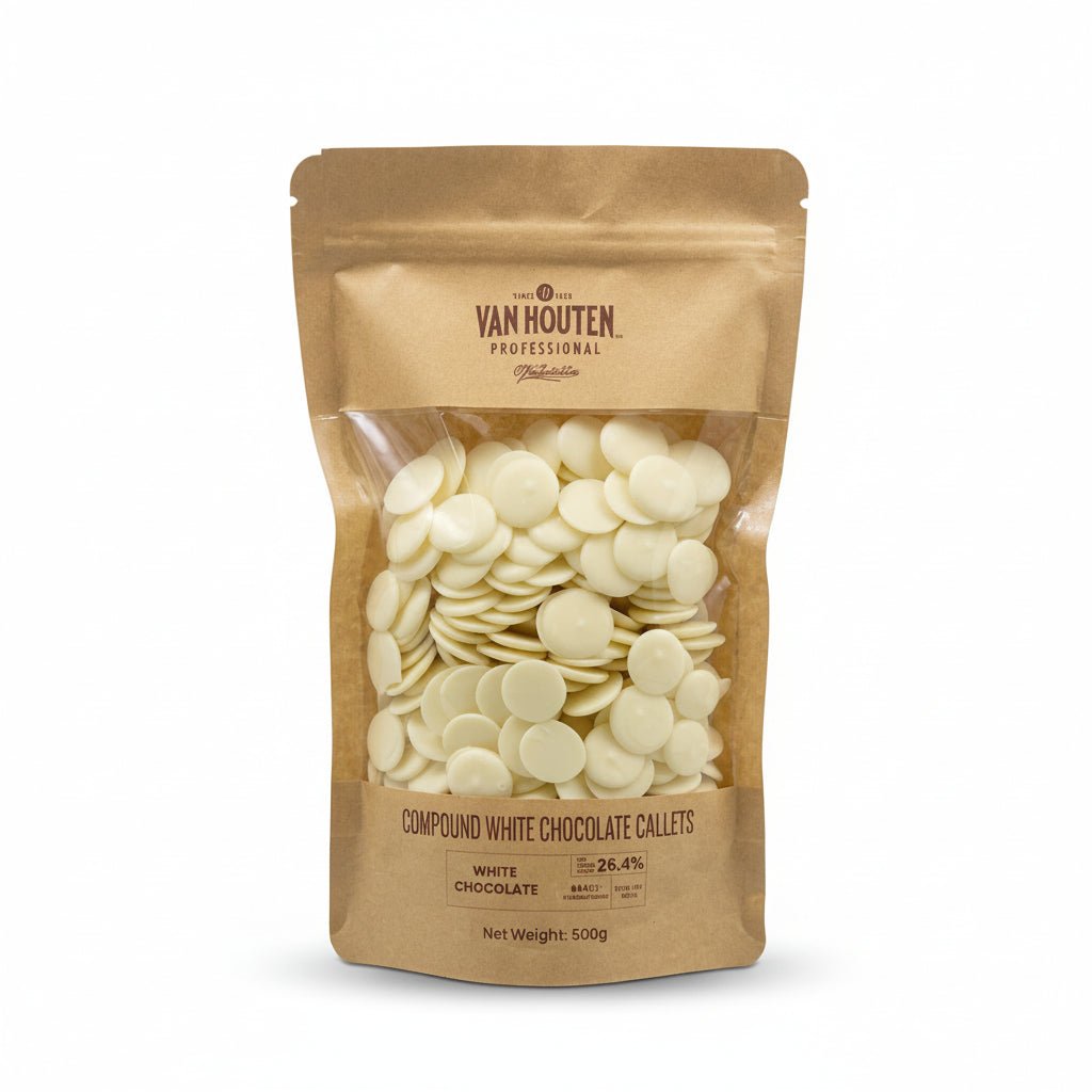 Van Houten White Milk Chocolate Compound – 250g | 500g - SNH Packing
