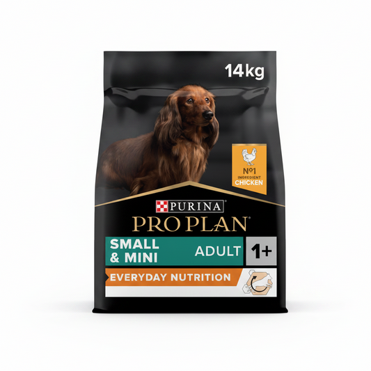 Purina Pro Plan Everyday Nutrition Small and Mini Adult, Dry Dog food with Chicken, 14 kg