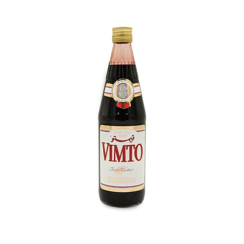 Vimto Fruit Cordial Syrup In Glass Bottle 650 ml - SNH Packing
