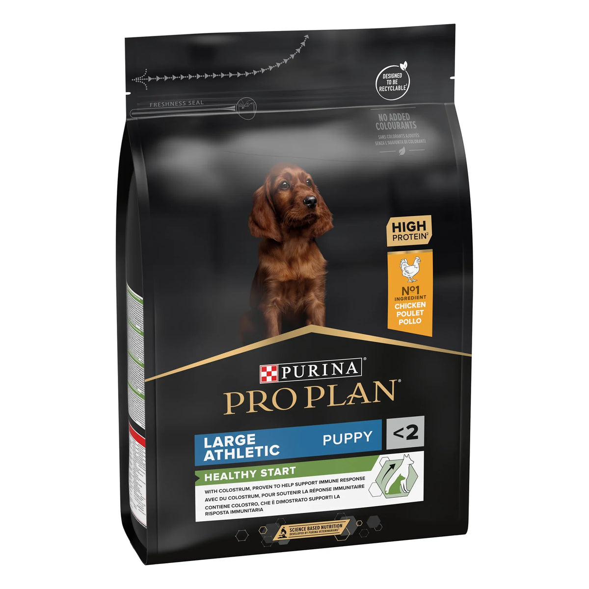 Purina Pro Plan Healthy Start Large Athletic Puppy, Dry Dog food with Chicken, 3 kg
