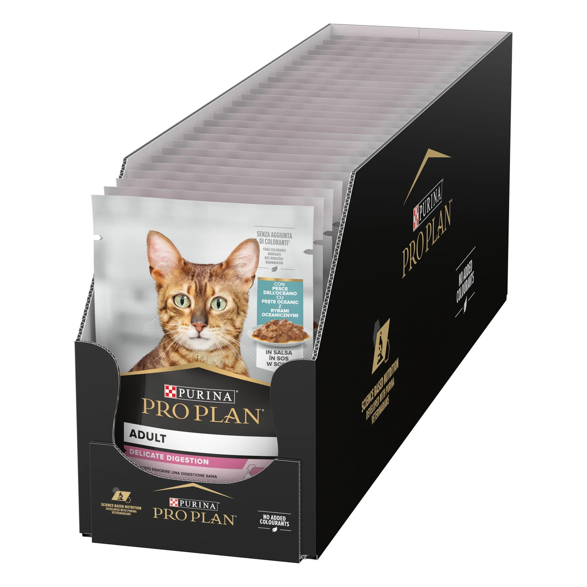 Purina Pro Plan Delicate Wet Cat Food, Oceanfish in Gravy, 85g