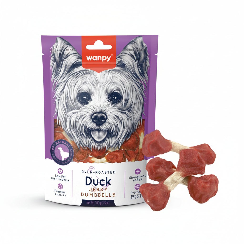 Wanpy Duck Jerky Dumbbells 100g - SNH Packing