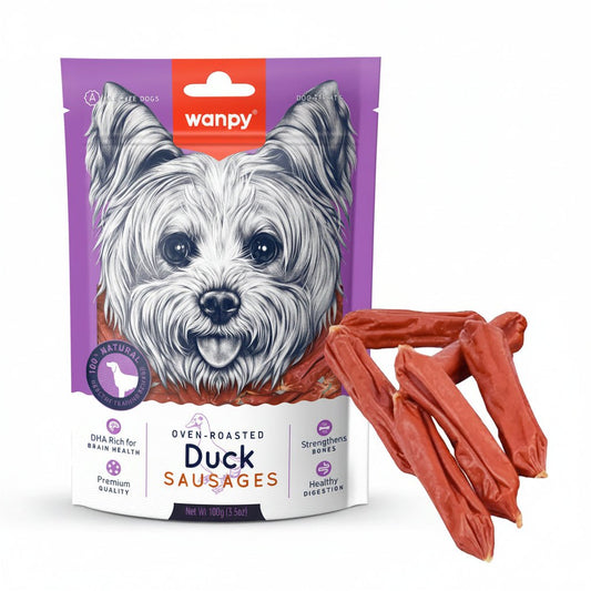 Wanpy Duck Sausages 100g - SNH Packing