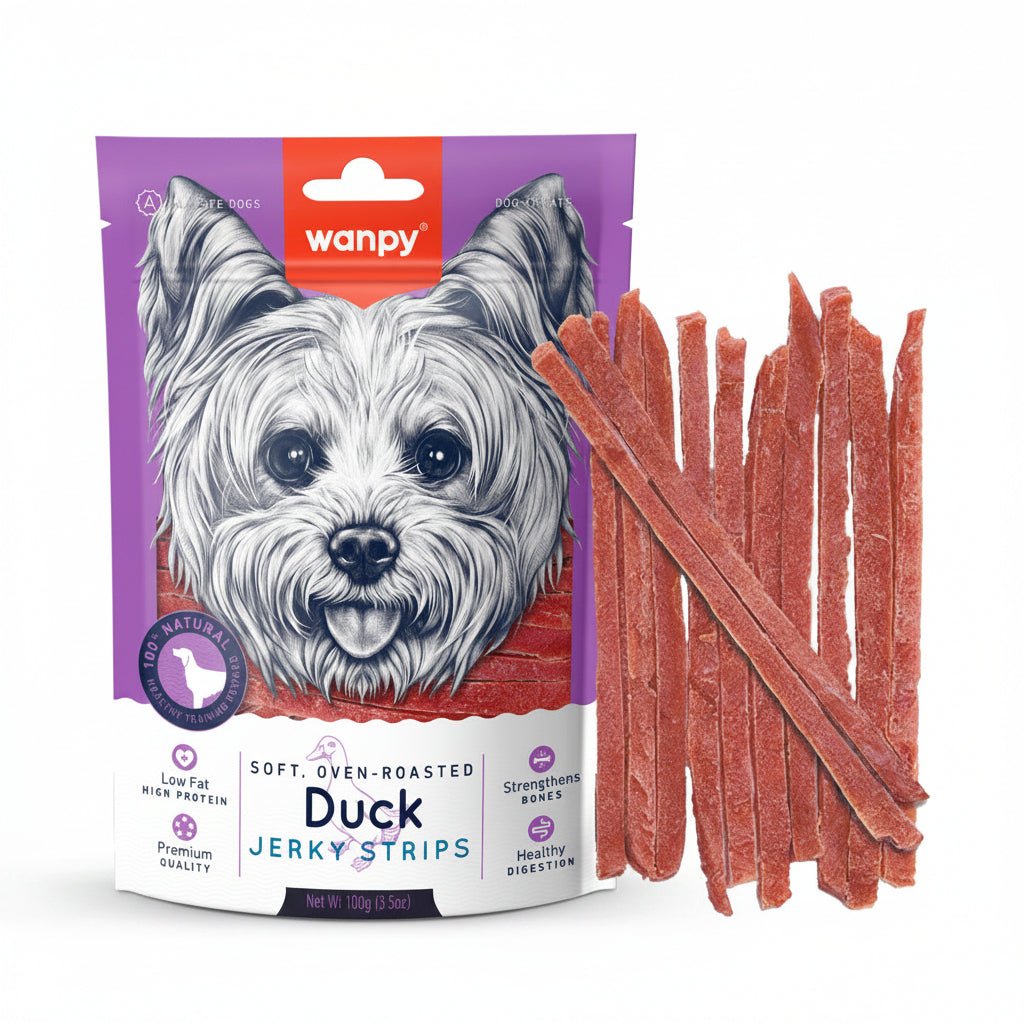 Wanpy Soft Duck Jerky Strips 100g - SNH Packing