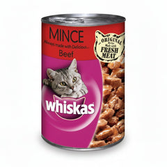 Whiskas Mince Beef Wet Cat Food - 400G - SNH Packing