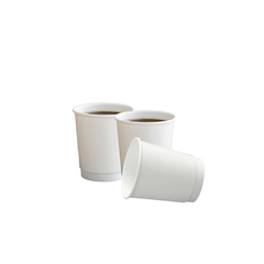 White Double Wall Paper Cups – Hot & Cold Cups - SNH Packing